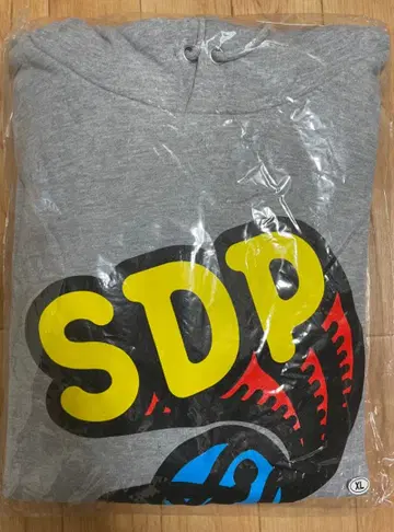 슈차다라파 후드 맨투맨 그레이 미사용