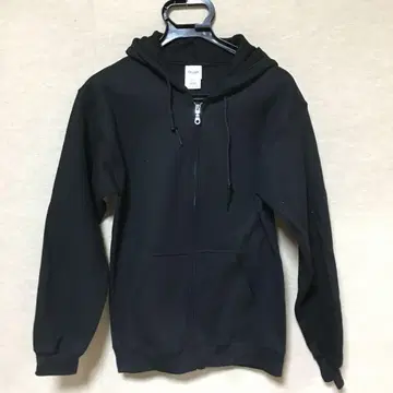 새상품 GILDAN 길단 집업 후드티 블랙 S