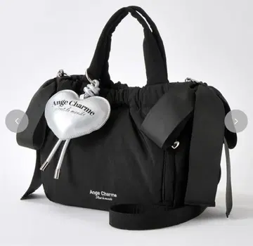 [ 미사용 새상품 ] Ange Charme 블랙 2way 토트백
