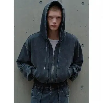 GIDEAL x LHP 더블 지퍼 후드티