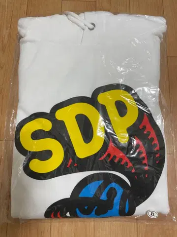 스차다라파 후드 맨투맨 화이트 미사용