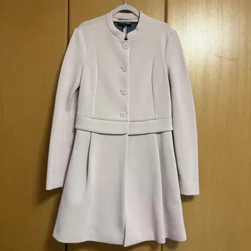 [ EMPORIO ARMANI ] 새상품급 라이트 핑크 코트 사이즈 38