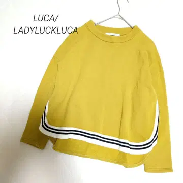 루카/레이디 루카 오샤레 맨투맨 트레이닝복 심플 면 100%