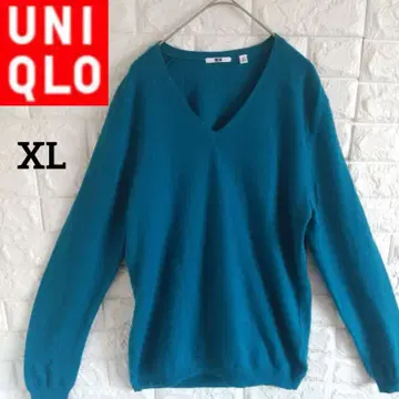 UNIQLO 캐시미어 100% 니트 스웨터 빅 사이즈 XL