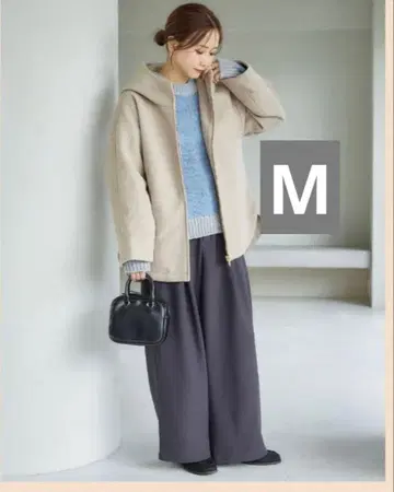 시마무라 다나카 리나 mysa 블루종 자켓 베이지 M