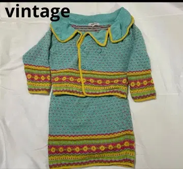 [vintage] 니트 셋업