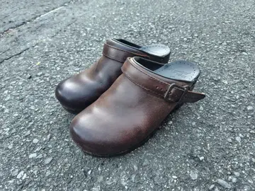 dansko 단스코 가죽 사보 샌들 여성용 38 다크 브라운