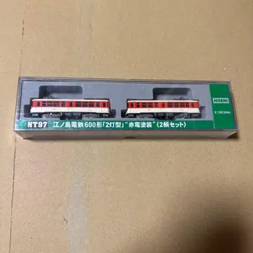 N 게이지 에노시마 전철 600형 2T형 빨간색 2량 세트