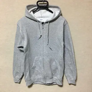 새상품 GILDAN 길단 집업 후드티 그레이 S