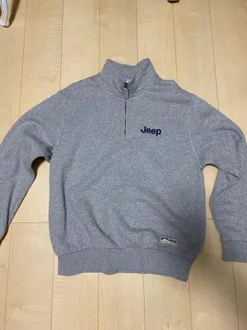 Jeep 그레이 집업 맨투맨 L 새상품급 구제 의류