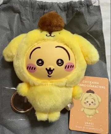 치이카와 x 산리오 캐릭터즈 Kiramekko 토끼 폼폼푸딩