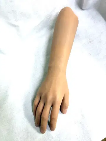 실리콘제 여성의 오른손 피규어.