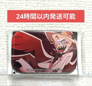 해즈빈 호텔에 오신 것을 환영합니다 스퀘어 캔뱃지 루시퍼