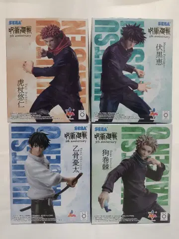 [배송비 포함] 미개봉 주술회전 5주년 기념 루미나스타 피규어 4종 세트