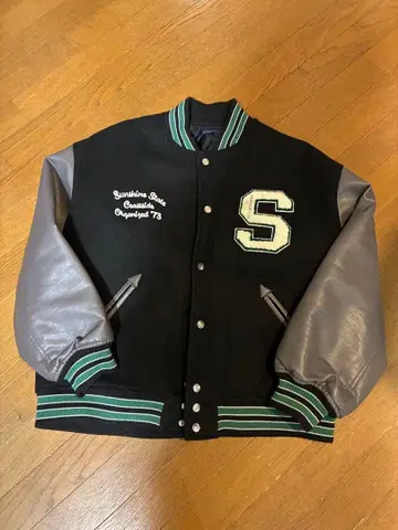 CFCM 바시티 자켓 블랙/그레이