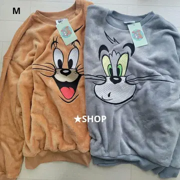 톰과 제리 시밀러룩 친구 보아 복슬복슬 트레이닝복 M