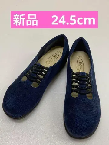 [ 새상품 ] 여성용 신발 24.5cm 펌프스 네이비 편안한 일본제