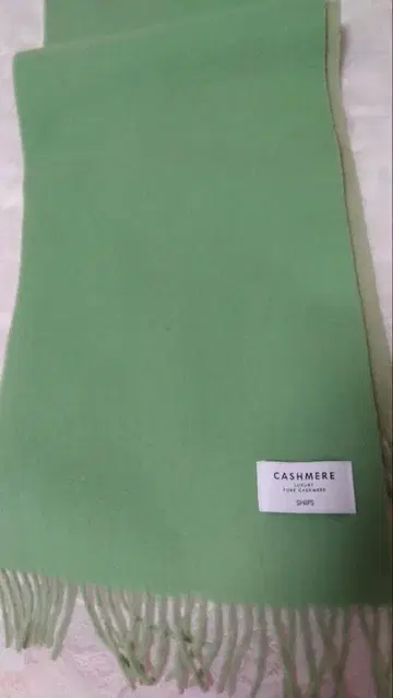 SHIPS 캐시미어 100% 그린 컬러 스톨 리버서블 타입