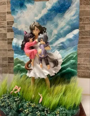 늑대아이 디오라마 베이스 만