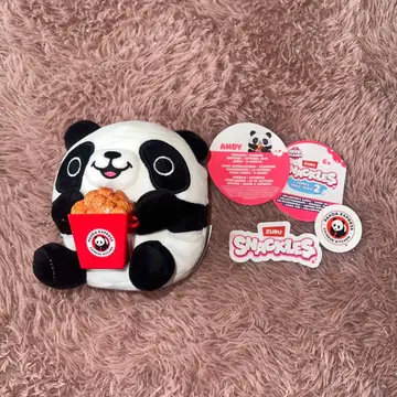 snackles 팬더 봉제 인형