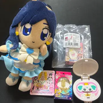 프리큐어 봉제 인형 세트 큐어 화이트 카드 코뮤니