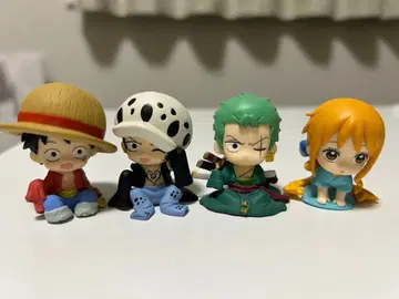 원피스 가챠가챠 되돌려보내기 부대 4체 세트