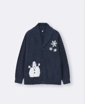 라운지 가디건 Peanuts 스누피 GU