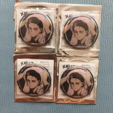 메달리스트 홀로그램 캐릭터 배지 컬렉션 캔뱃지 요타카 준