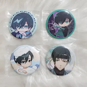 블루 록 이토시 린 캔뱃지 세트 4개