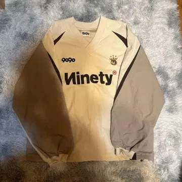 9090 Tech 나일론 풀오버 ivory 나일론 풀오버