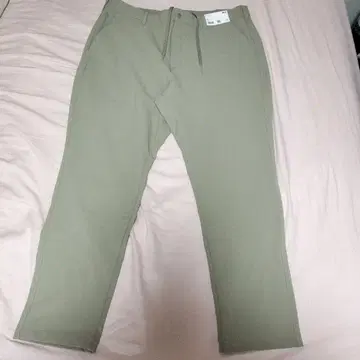 미사용 택 포함 UNIQLO 웜 스트레치 팬츠 XXL 베이지