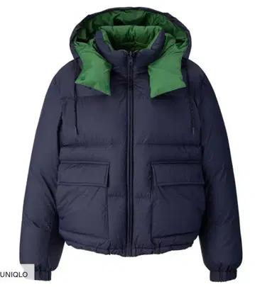 택 포함 새상품 JW ANDERSON x 유니클로 리버서블 다운 자켓
