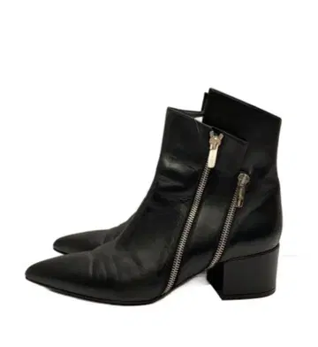 새상품급 세르지오로시 Sergio Rossi 블랙 가죽 부츠 지퍼