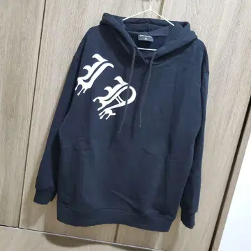 C-MARIN 그래픽 프린트 블랙 후드티 XL