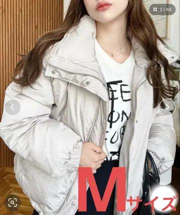 그레이 M 다운 자켓