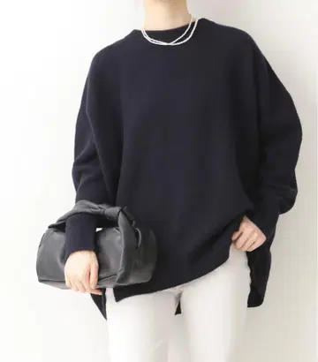 IENA 이에나 울 캐시미어 와이드 긴팔 풀오버