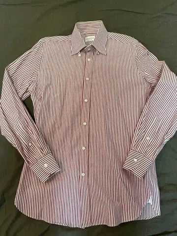 GUY ROVER 가이 로버 탭 칼라 셔츠 39 드레스 셔츠 쉽스