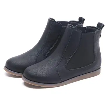 사이드 고어 부츠 블랙 합성 피혁 S-3L