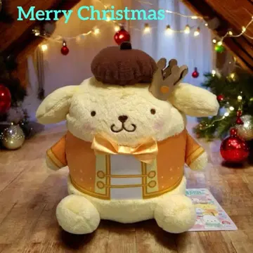 산리오 폼폼푸딩 봉제 인형 딸기신문 666호 캐릭터 완구