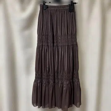 미사용 새상품 티어드 플레어 스커트