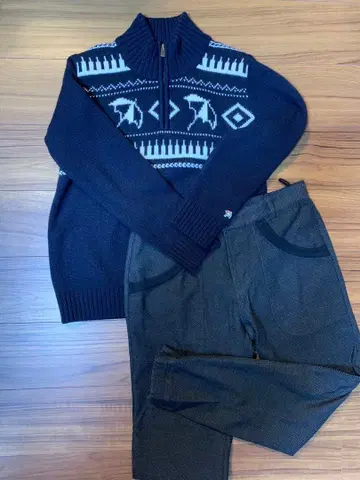 아놀드 파머 스웨터 팬츠 세트