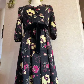 소니아 리키엘 100% 꽃무늬 원피스