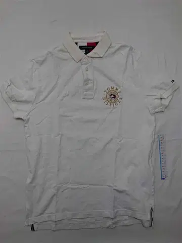 타미힐피거 피케 셔츠 화이트 계열 남성용 M 사이즈