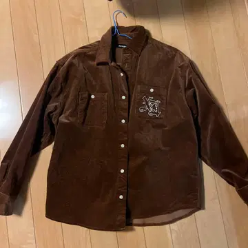 XLARGE 코듀로이 브라운 자켓