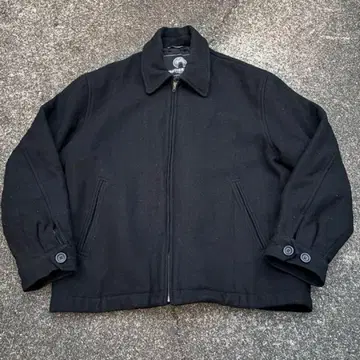 90s WEATHERPROOF 블랙 울 퀼팅 자켓