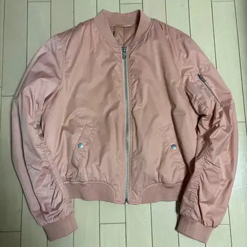 MA-1 블루종 핑크