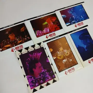 묶음 판매 6장 BUCK-TICK 야가미 토르 멤버 세트 메모카 4