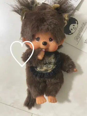 몬치치 레오파드 레오파드 무늬 한정품 봉제 인형 키링