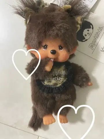 몬치치 레오파드 레오파드 무늬 한정품 봉제 인형 키링