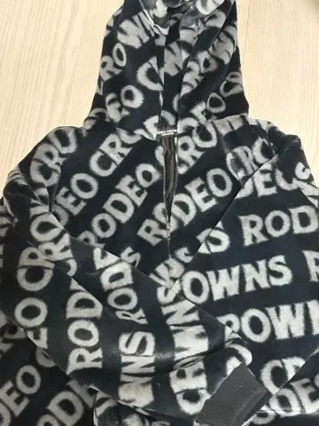 RODEO 로디오 올 오버 로고 블루종